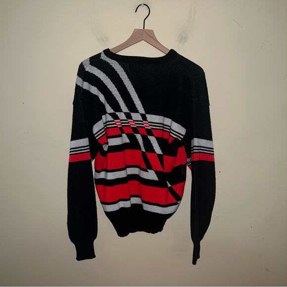 VNTG TYROLLA 80s wool blend crewneck sweater M - Picture 3 of 5